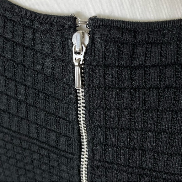 Talbots Multi-Textured Knit Dress Size M 3/4 Sleeves V-Neck Knee Length NEW - Picture 7 of 11